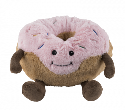Warmies warmes Plüschtier: Donut, rosa – 20 cm, Lavendelduft