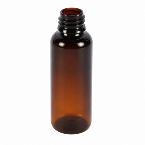 PET Medizinflasche+Verschluss Braun Öffn.18mm 50ml 100x