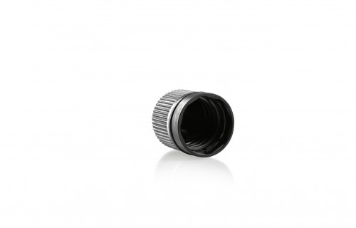 Kunststoffdeckel GZ - A - Ø18mm, schwarz, 100x  Angol: