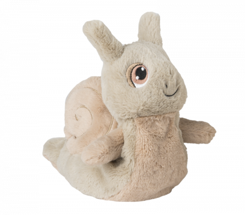Warmies warmes Plüschtier: MINI-Schnecke, braun – 16 cm, Lavendelduft