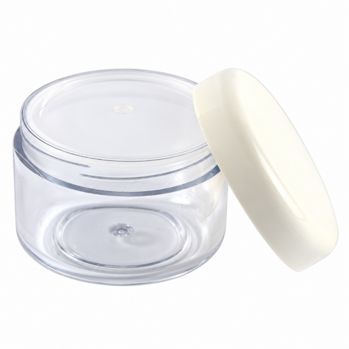 Dekoratives Cozm. Dose, klar/weiß - 50 ml, 50x