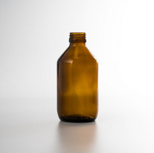 Braunglas Medizinflasche Öffn.28mm - 250 ml 51x