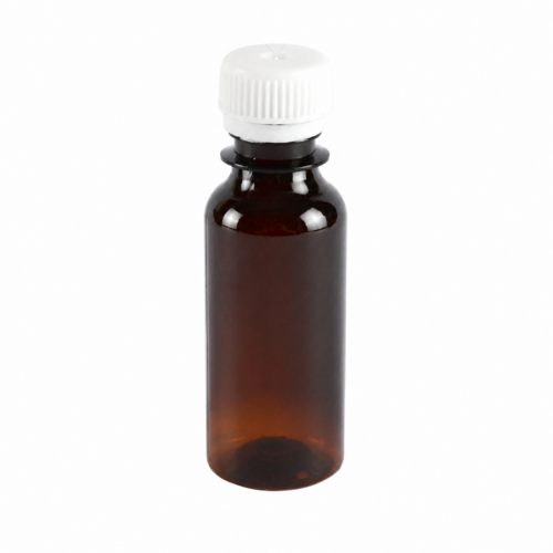 PET Medizinflasche+Verschluss Braun Öffn.18mm  20ml 100x