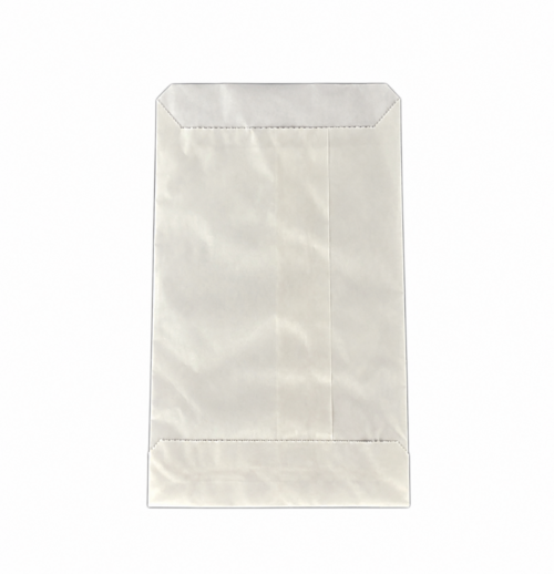 Unbedruckte, gefütterte Papiertüte, Nr. 7. - 11x18 cm, 100x
