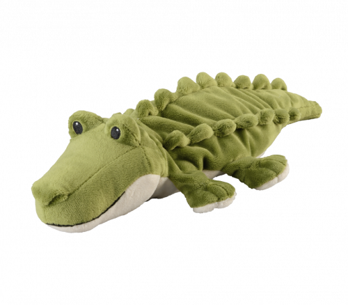 Warmies warmes Plüschtier: Krokodil, grün - 32 cm, Lavendelduft, 1x