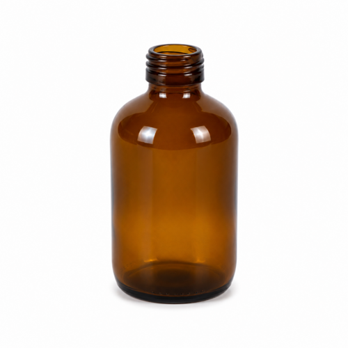 Braunglas Medizinflasche Öffn.28mm - 125 ml 80x