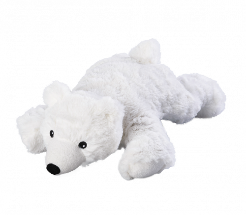 Warmies warmes Plüschtier: Eisbär, weiß - 30 cm, Lavendelduft, 1x