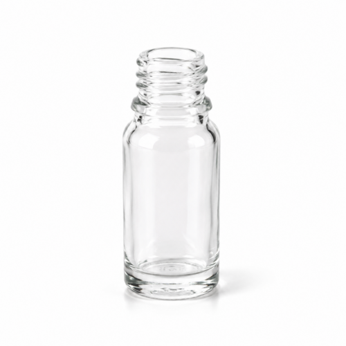 Flüssigkeitsflasche 10 ml, Ø18 mm, wasserklar - 160x