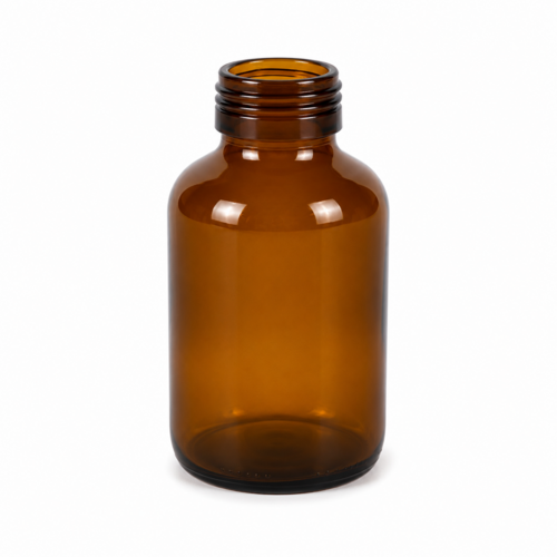 Braunglas Medizinflasche Ø 28mm - 100 ml, 88x