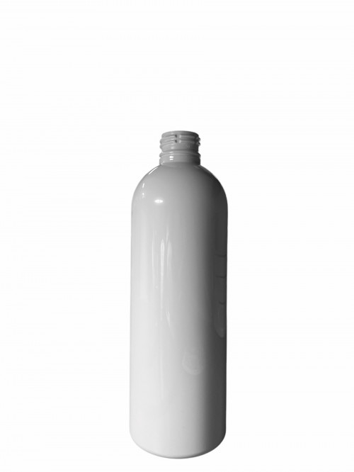 PET-Flasche-A, weiß+Deckel - 500 ml, 154x