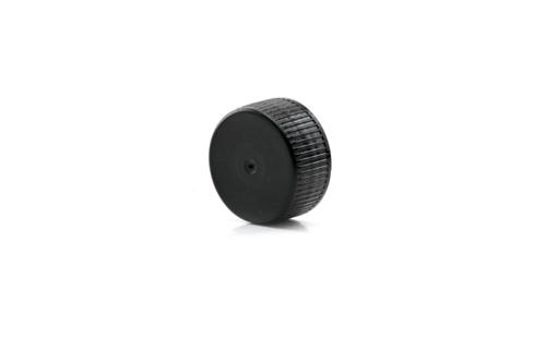 Kunststoffdeckel - A - Ø28mm, schwarz, 100x