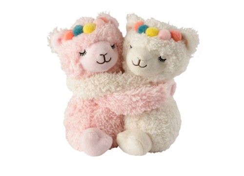 Warmies wärmbares Plüschtier: Kuschellamas, 20 cm – Lavendelduft, 1 Stück