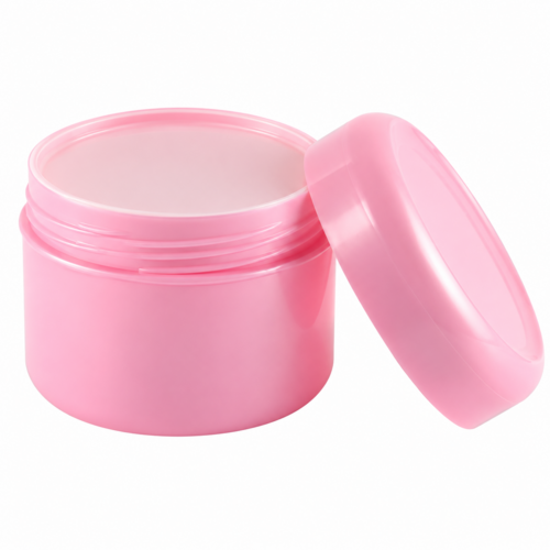 Cremedose mit SV und Abdeckscheibe - 75ml Rosa 50x