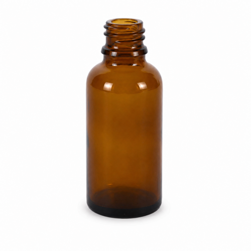Apothekenflüssigkeitsflasche 30 ml, Ø18 mm, braun - 110x