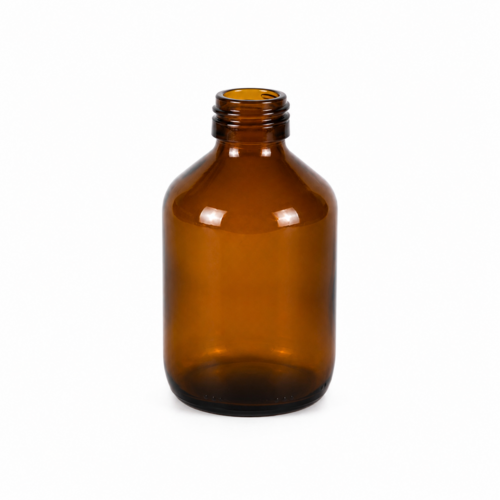 Braunglas Medizinflasche Öffn28mm - 200 ml 60x