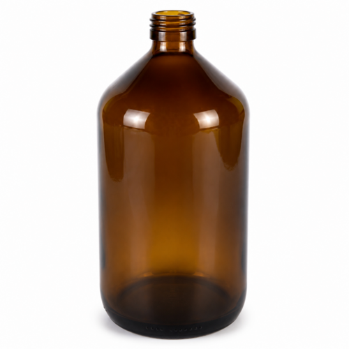 Braunglas Medizinflache Öffn. 28 mm - 1000 ml 14x