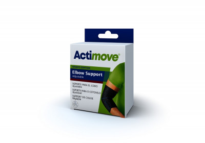 Actimove Sport verstellbare Ellenbogenbandage, schwarz/blau - 1x