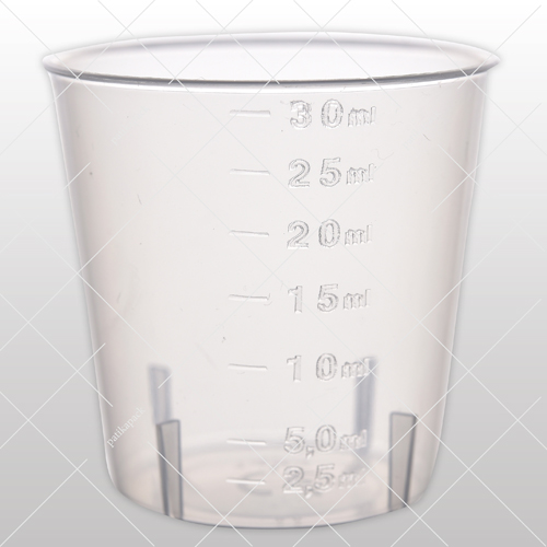 Dosierbecher - 2,5-30 ml, 50x