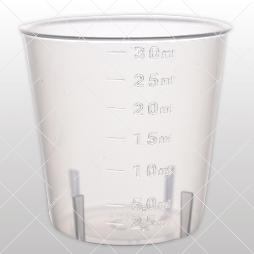 Dosierbecher - 2,5-30 ml, 50x