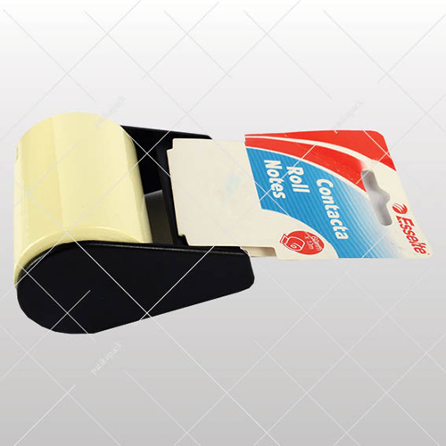 Contacta zylindrisches Notizpapier, Arbeit. mit Spender - 60mmx10 m