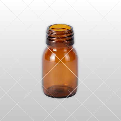 Braunglas Medizinflasche Öffn28mm - 30 ml 100x