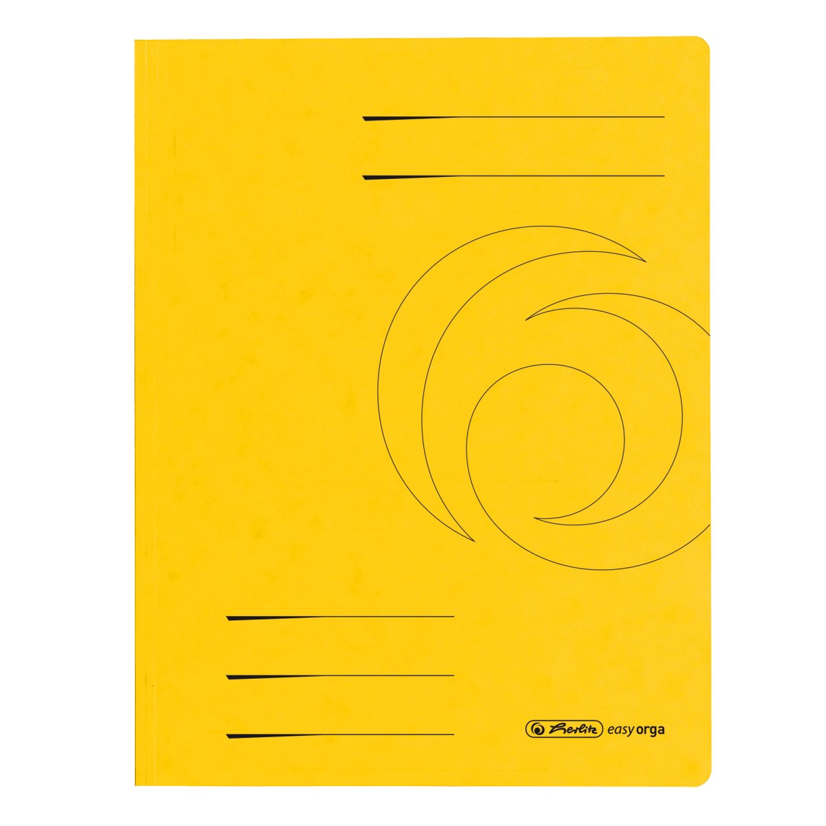 Papierbinder, gelb - A/4