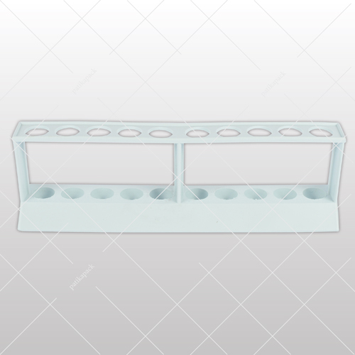 Reagenzglashalter aus Kunststoff, Ø20mmx10 Löcher-60x73x250mm, 1x