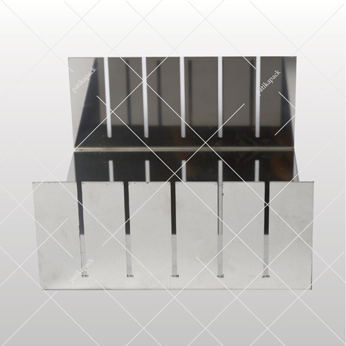 Aluminium Gestell für Einweg Giessformen - 55x120x140 mm, 1x