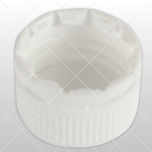 Kunststoffkappe - GZ. 28 mm, weiß, mit Schaumstoffeinlage 100x 