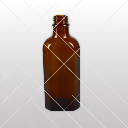 Meplatflasche Braun Öffn. 22 mm - 100ml 84x