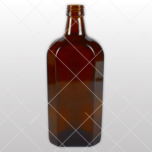 Meplatflasche Braun Öffn. 28 mm - 500ml 28x