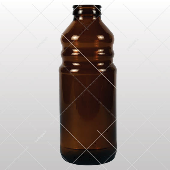 Ölflasche Öffn. 21/20 Braunglas 250ml - 51x