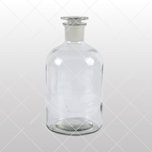 Vorratsflasche für Flüssigkeiten - enghalsig 1l