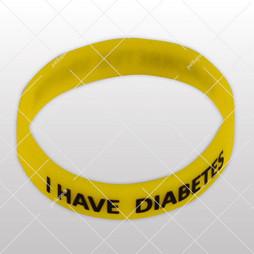 Diabetes Notfallarmband für Erwachsenen - English