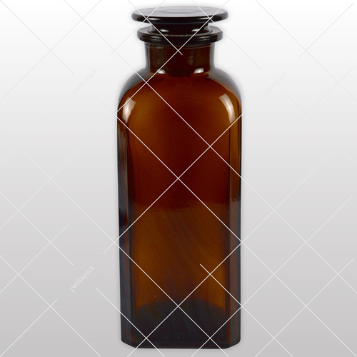 Apothekerflasche inkl. Glasstopfen Braunglas 750 ml