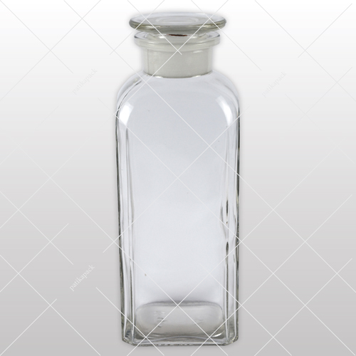 Apothekerflasche inkl. Glasstopfen Klarglas 750 ml