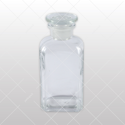 Apothekerflasche inkl. Glasstopfen Klarglas 250 ml