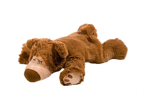 Warmies: wärmender Plüsch - Schlafender Teddybär/Lavendel