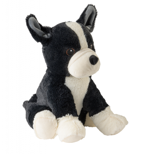 Warmies warmes Plüschtier: Boston Terrier, schwarz-weiß - 26 cm, Lavendelduft 1x