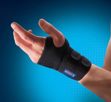 Neopren-Handgelenkschutz, schwarz, Einheitsgröße - 1x