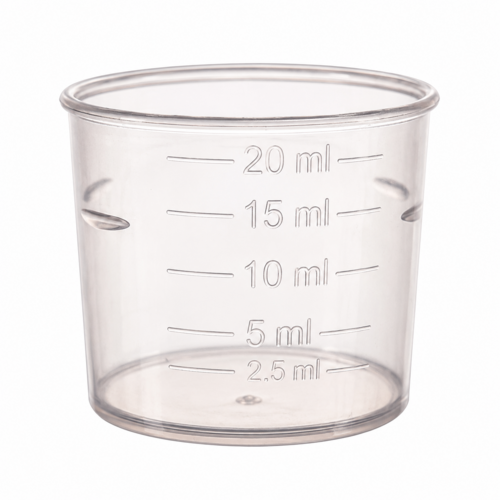 Dosierbecher - 2,5 - 20 ml, 100x