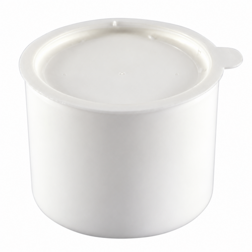 Pulverdose Grösse 3. mit Stülpdeckel - Weiss 20x