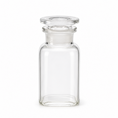 Apothekerflasche inkl. Glasstopfen Klarglas - 100 ml