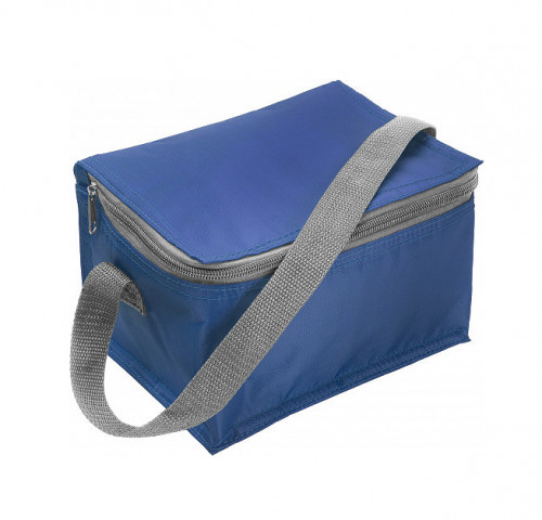 Kühltasche, blau, mit Kühlakku - 21x14x13 cm, 1x
