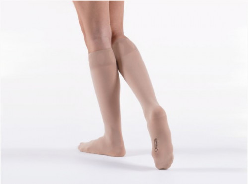 Kompressionskniestrümpfe Venoflex Kokoon Absolu 15-20 mmHg Damen, Beige, Größe 3, mit geschlossener Spitze - 1x