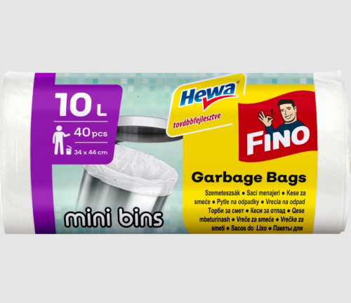 Kunststoff-Müllsack FINO - Mini 40 Stück/Packung - 10l