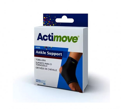Actimove Kinder-Knöchelbandage (6-10 Jahre), Marine - 1x