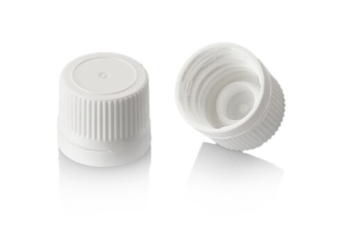 Kunststoffkappe GZ -1.4M - Ø18mm, weiß - 100x