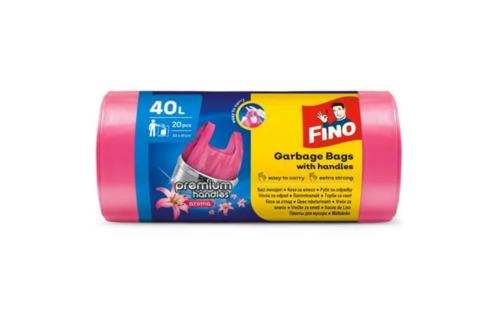 Plastikmüllsäcke, 20 Stück/Packung, Kirschduft - 40 l, 1x