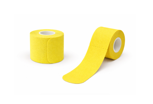 Kinesiologie-Tape, vorgeschnitten 5 cm x 5 m, zitronengelb, - 1 Stück